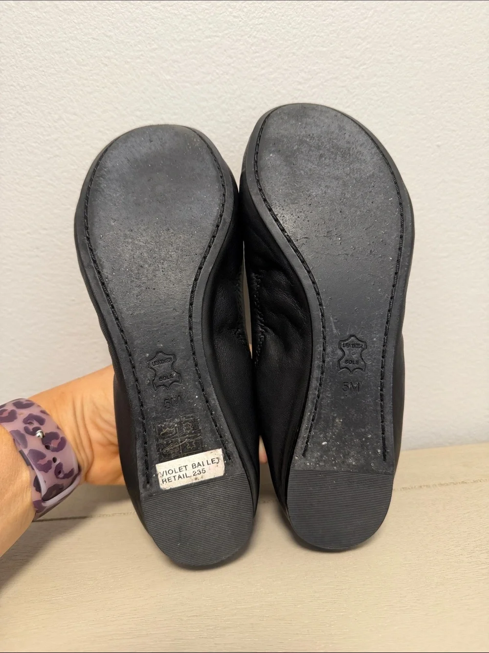 Tory Burch toe profile